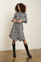 Dress Lora | White/Black