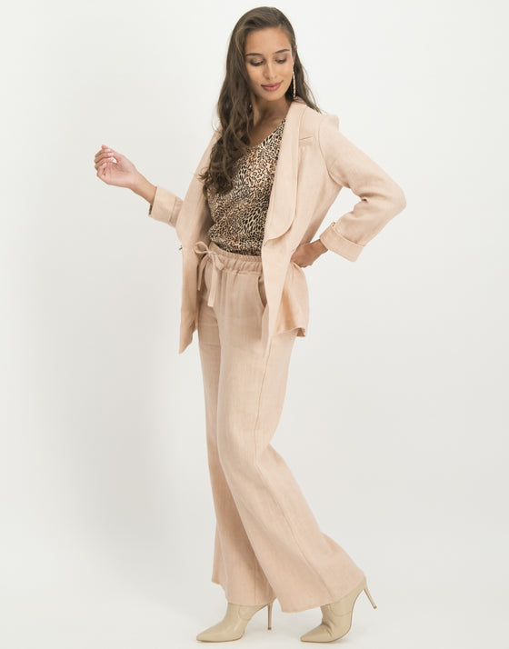 Celeste Open Blazer Blush | Barry Pink