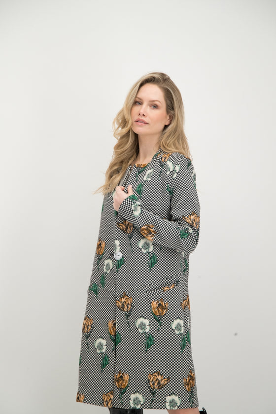 Coat Nova | Black/White