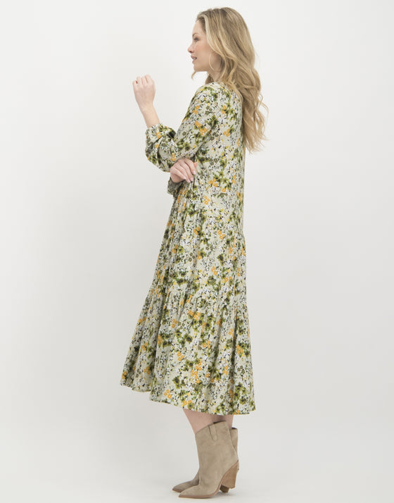 Dress Anna | Multi green