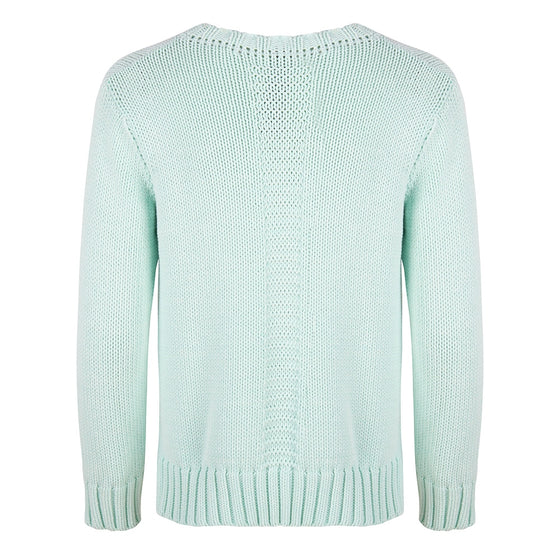 Claire Crew Neck Pullover | Aloe