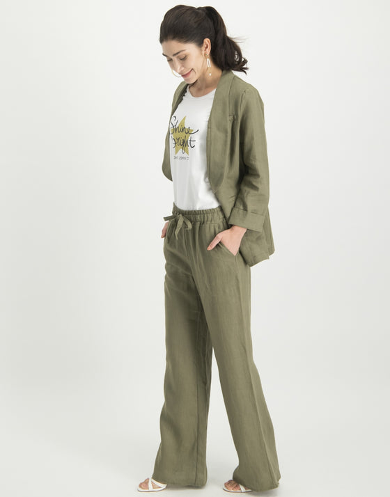Celeste Open Blazer Army | Army