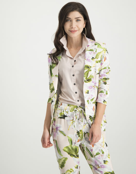 Eva Easy To Wear Blazer Lilly | Rose