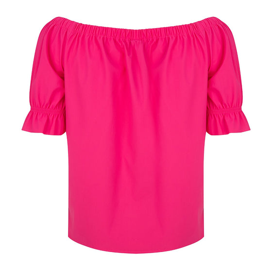 Nicole Knotted Top | Fuxia