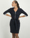 Leah Zipper and Stripes Dress | Blue