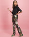 Billie Pants Leopard and Rose | Black