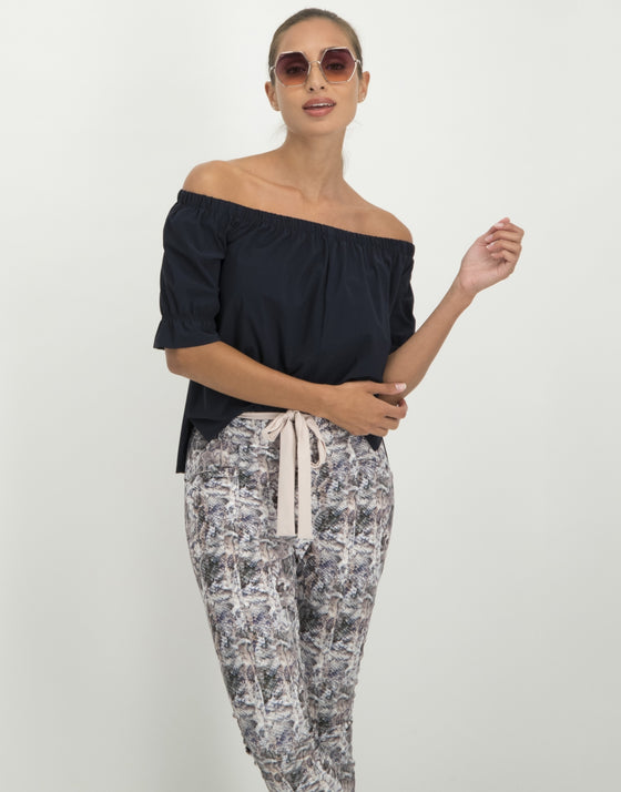 Nicole Knotted Top | Blue