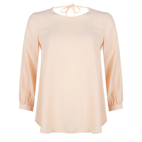 Evie Tie Top | Ecru