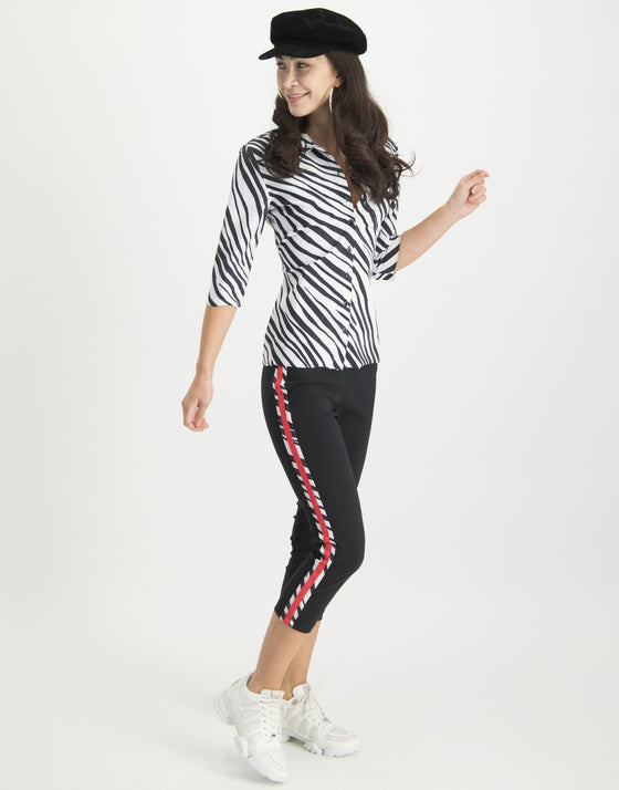 Andrea Capri Leggings | Black