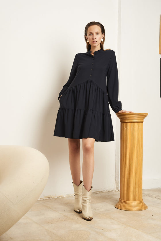 Dress Anna Short | Blue
