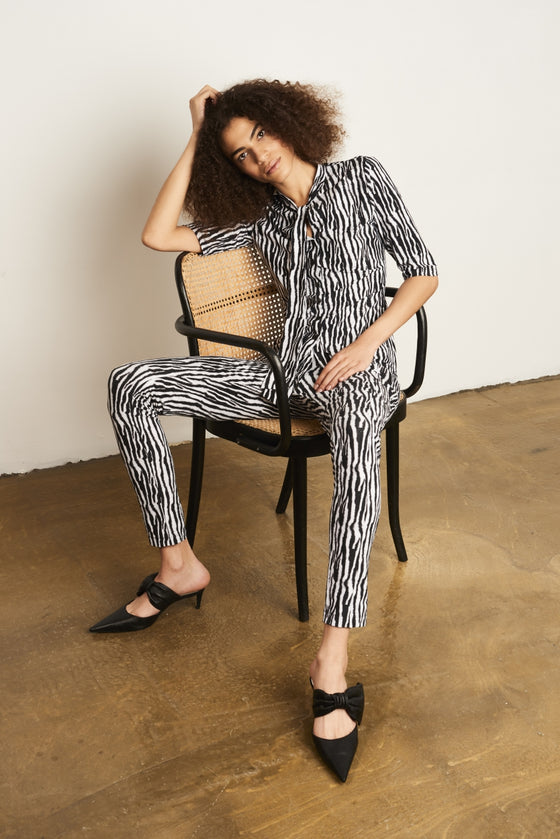 Pants Anna | White/Black