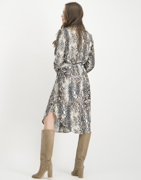 Dress Lora | Brown snake