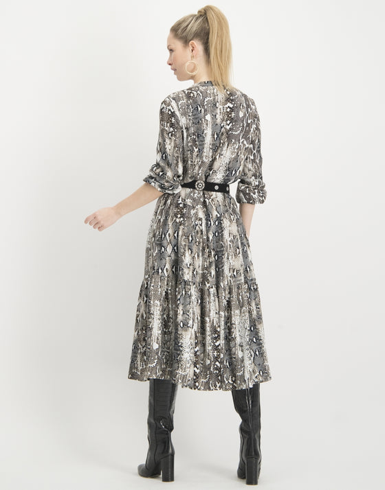 Dress Anna | Brown snake