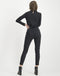 Pants Kaya - bonded | Black