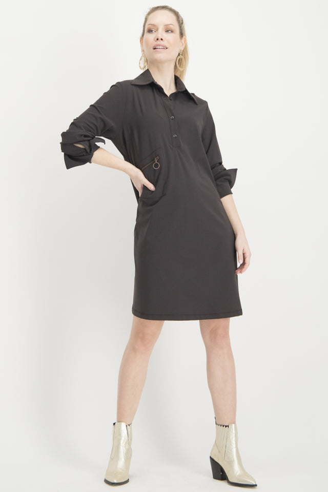 Dress Ema | Brown