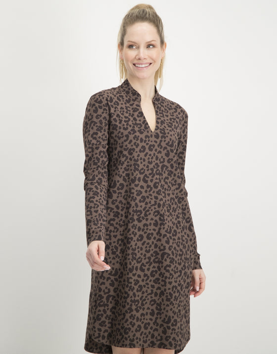 Dress Gerrie | Animal brown
