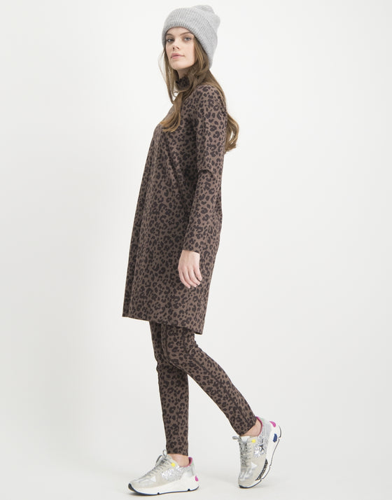 Dress Hilda | Animal brown