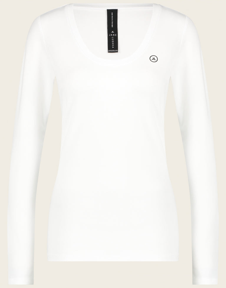 T shirt R Neck easy wear | White