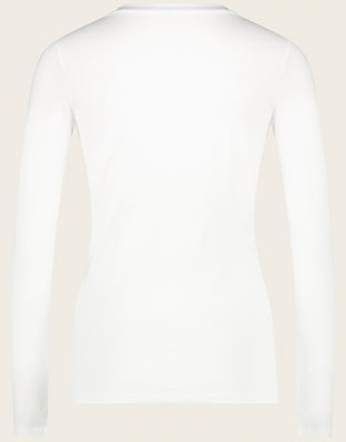 T shirt R Neck easy wear | White