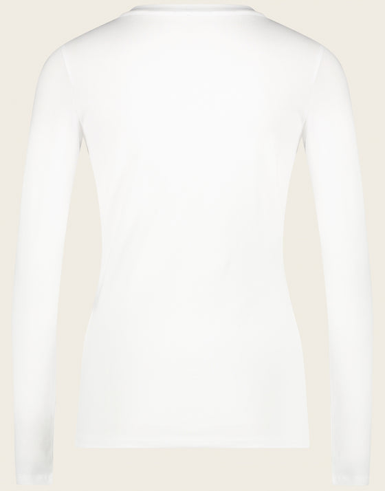 T shirt R Neck easy wear | White