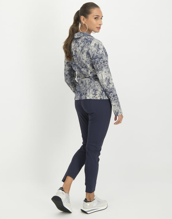 Eva Easy To Wear Blazer Baroque | Blue