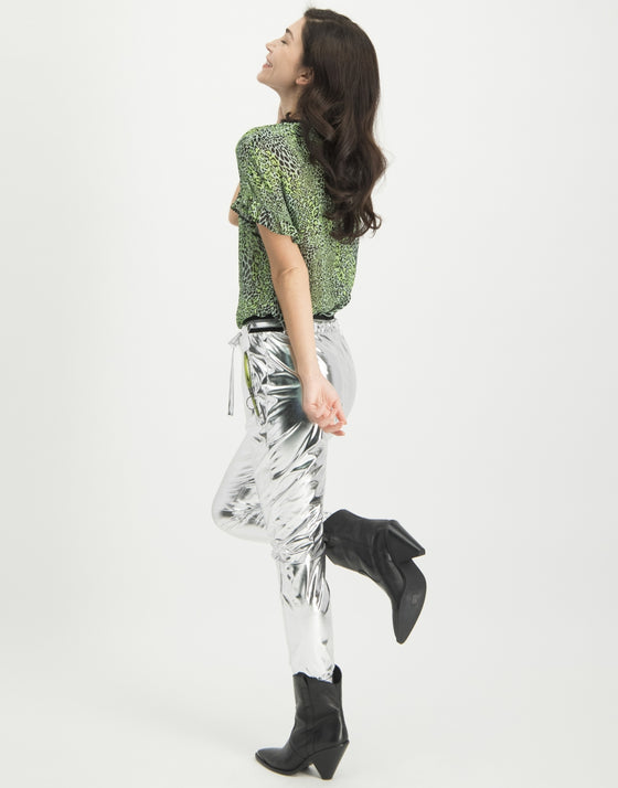 Lili Pants Silver | Off White