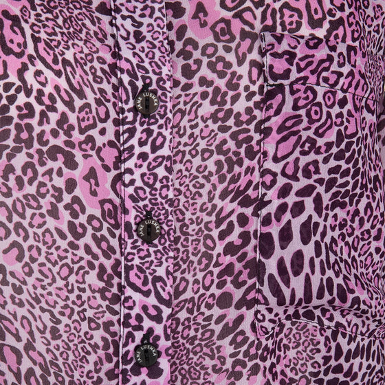 Alexis Blouse Animal | Fuxia