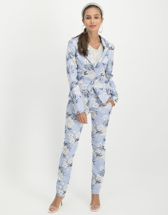 Lena Pants Floral | Blue