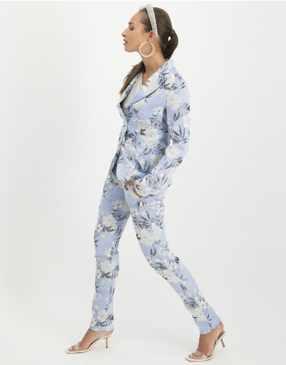 Lena Pants Floral | Blue