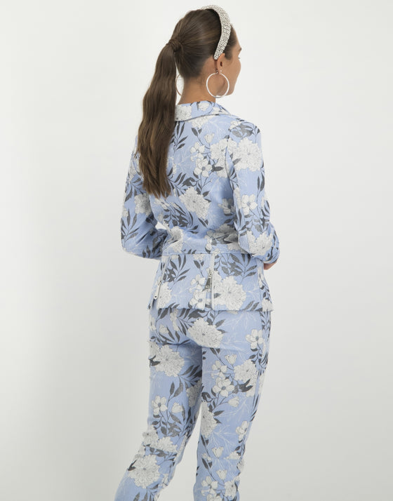 Lena Pants Floral | Blue