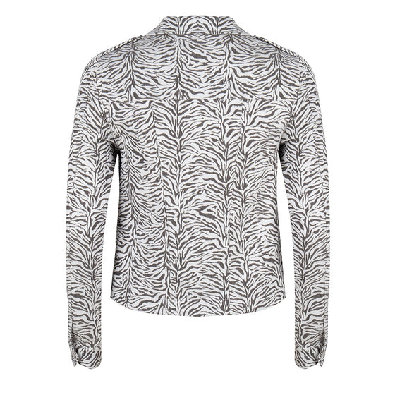 Chelsey Jacket Zebra | Ecru