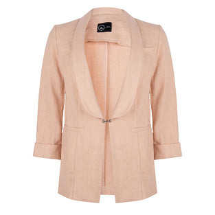 Celeste Open Blazer Blush | Barry Pink