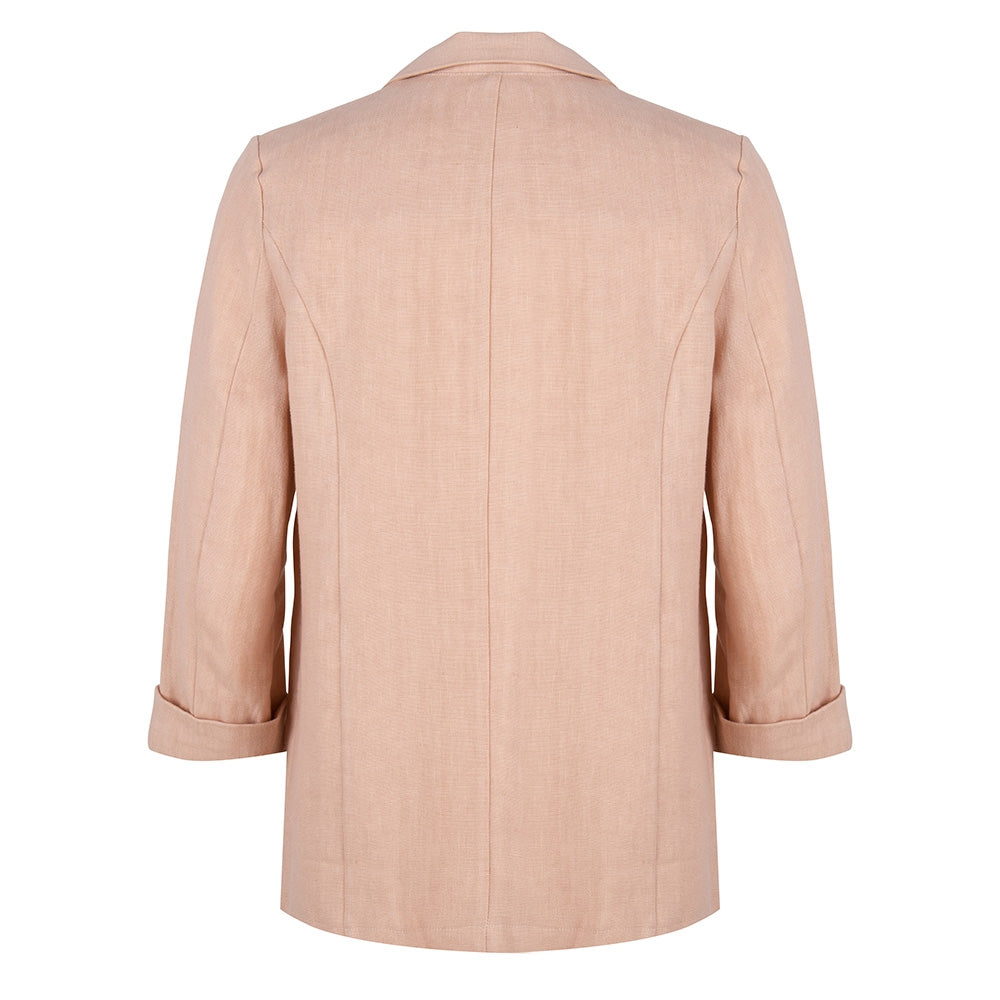 Celeste Open Blazer Blush | Barry Pink