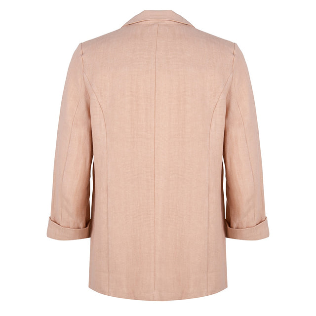 Celeste Open Blazer Blush | Barry Pink