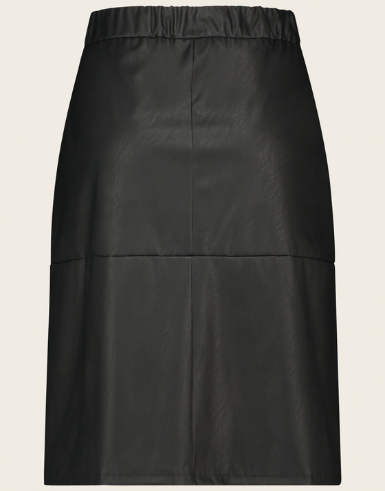 Leather Skirt Viki | Black