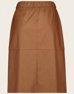 Leather Skirt Viki | Copper