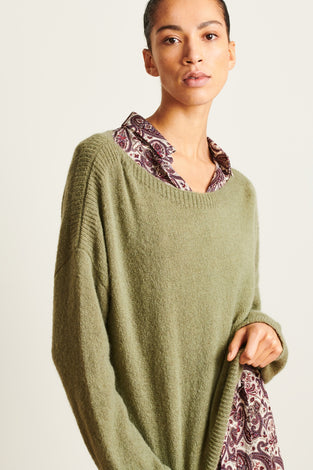 Pullover KN601 | Lime Green