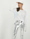 Edie Pants Silver | Off White