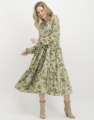 Dress Anna | Multi green