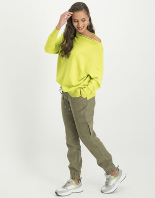 Stephanie Boat Neck Sweater Serena Sweater | New Rosso Masai