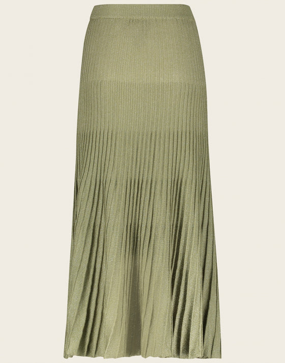 Ricki Plisse Skirt | Green