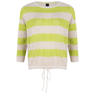 Bardot Stripe Sweater | Ecru