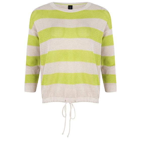 Bardot Stripe Sweater | Ecru