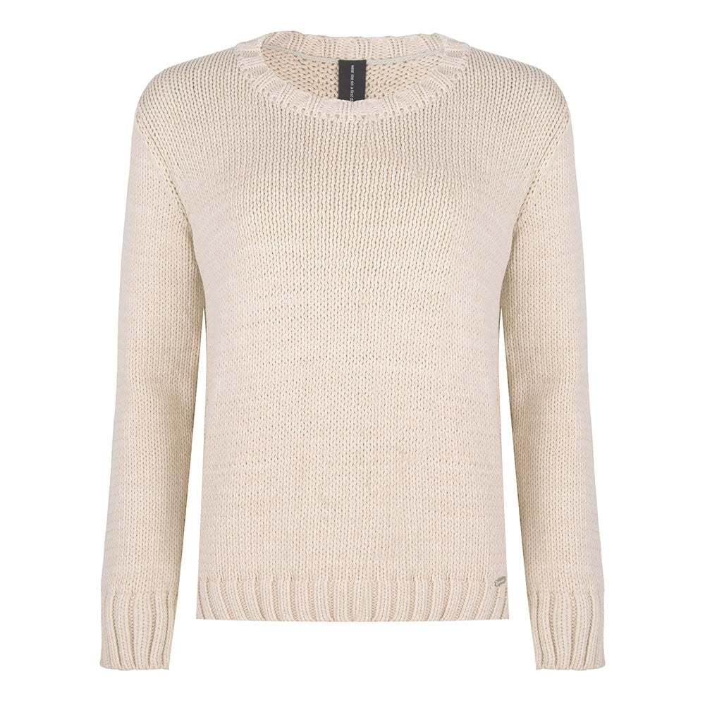 Claire Crew Neck Pullover | Ecru
