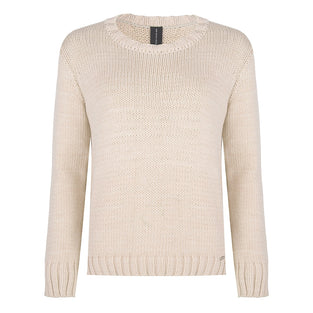 Claire Crew Neck Pullover | Ecru