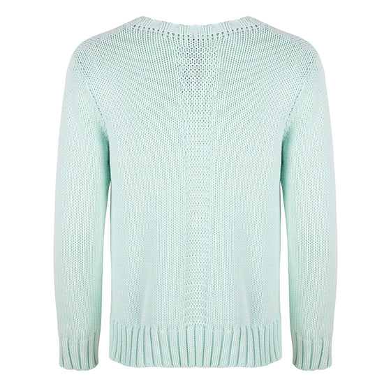 Claire Crew Neck Pullover | Aloe