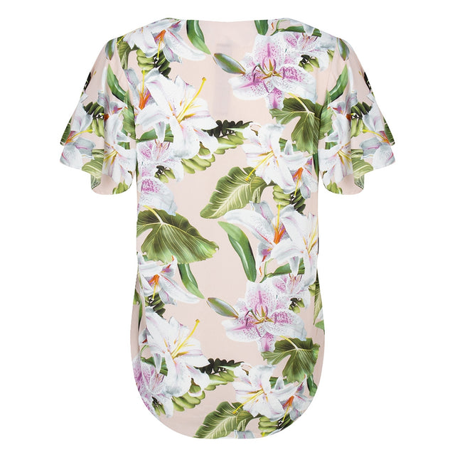 Flora Top Floral | Rose