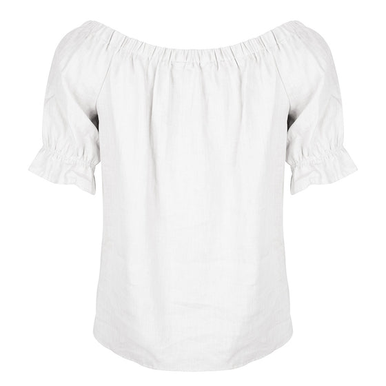 Nicole Knotted Top | White