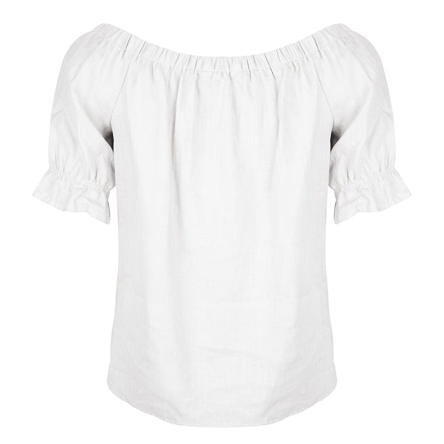 Nicole Knotted Top | White