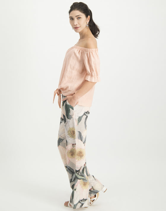 Nicole Knotted Top | Rose